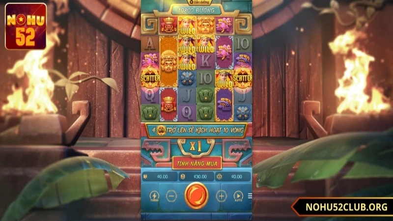 Kho báu Aztec được yêu thích tại slot game Nohu52