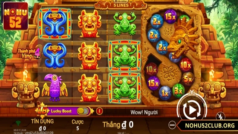 thành phố vàng - tựa game đỉnh cao tại tp slot nohu52