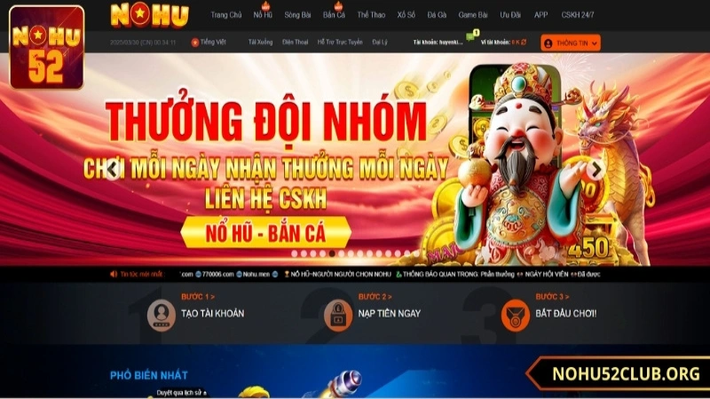 thành tựu nổi bật của nohu52