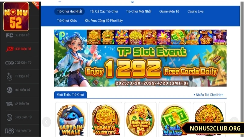 tìm hiểu tp slot nohu52 là gì?